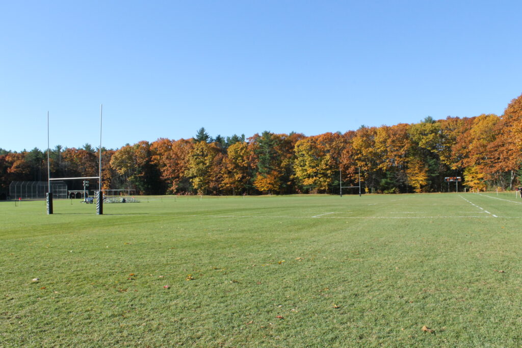 The rugby field at Bowdoin