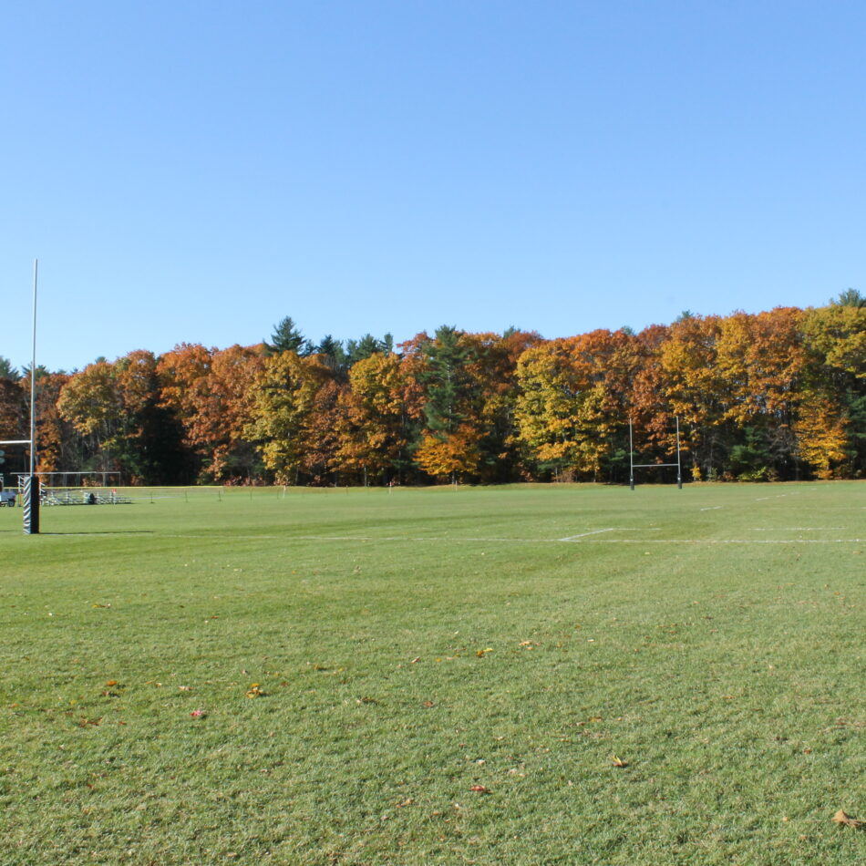 The rugby field at Bowdoin